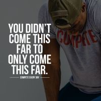 You didn't come this far